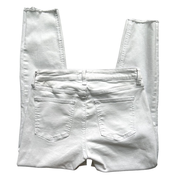 Pistola Audrey White Raw Hem Skinny Jeans Size 28 - Picture 3 of 9